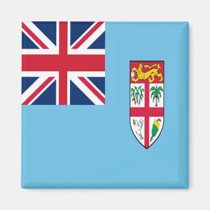 zFJ001 FIJI FLAG, Oceania, Fridge Magnet
