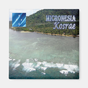 zFM005 KOSRAE, Micronesia, Oceania, Fridge Magnet