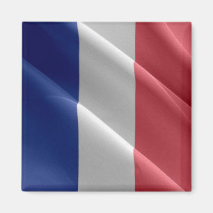 zFR002 Waving French FLAG , France, Fridge Magnet