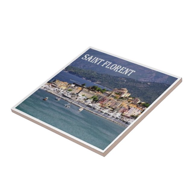 zFR009 SAINT FLORENT, Corsica Corse, Tile (Side)