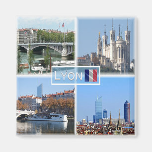 zFR019 LYON, Basilica De Fourviere, Fridge Magnet