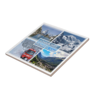 zFR021 CHAMON, Mont Blanc, Tile