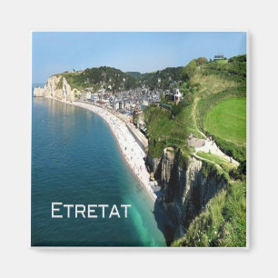 zFR023 ETRETAT Panorama, Normandy, France Magnet