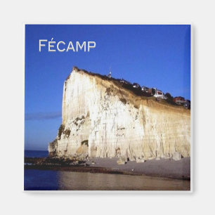 zFR026 FÉCAMP The Cliffs, Normandy, Fridge Magnet