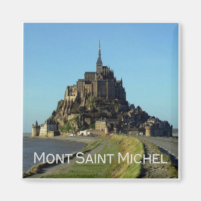 zFR027 MONT SAINT-MICHEL, Normandy, Fridge Magnet (Front)