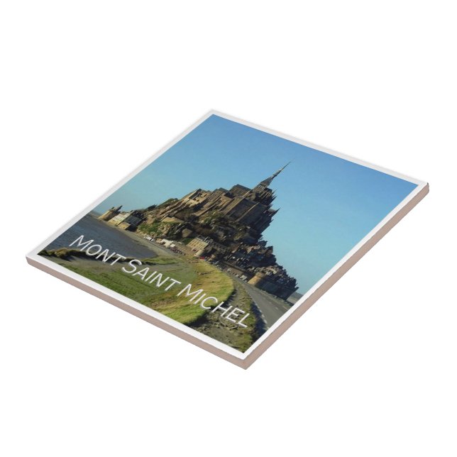 zFR027 MONT SAINT-MICHEL, Normandy, Tile (Side)