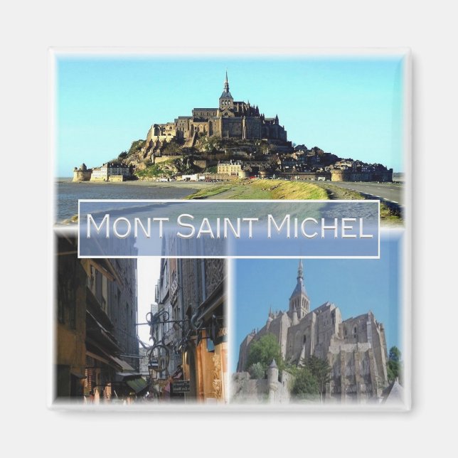 zFR029  MONT SAINT MICHEL, Normandy, Fridge Magnet (Front)