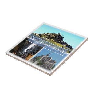 zFR029 MONT SAINT MICHEL, Normandy, Tile