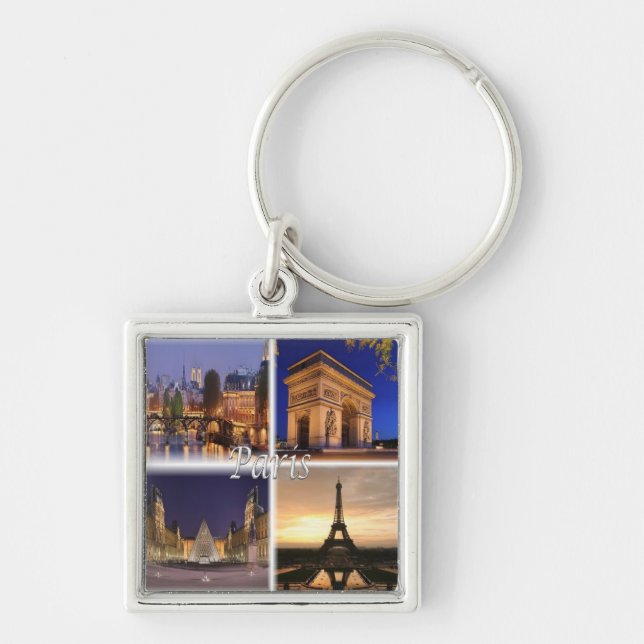zFR030 PARIS, France, Europe, Key Ring (Front)