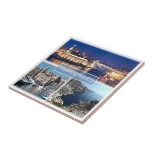 zFR036 MARSEILLES, France, Tile