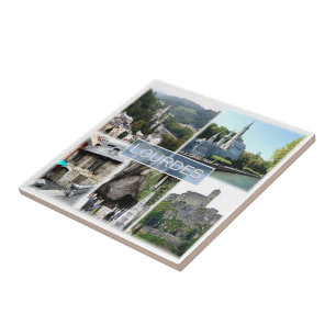 zFR038 LOURDES, France, Tile