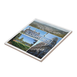 zFR039 LOURDES, France, Tile