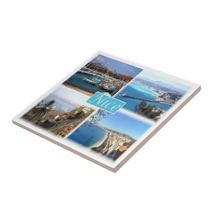 zFR045 NICE, Provence, France, Tile