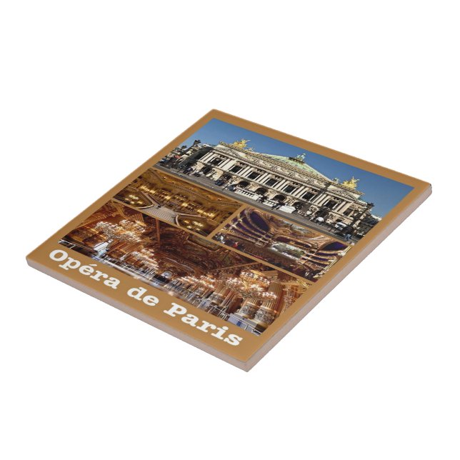 zFR053 OPERA HOUSE, Paris, France, Tile (Side)