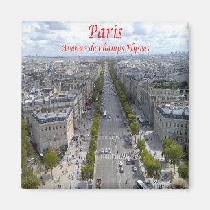 zFR063 CHAMPS-ELYSÉES, Paris, France, Fridge Magnet
