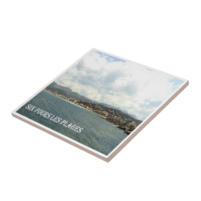 zFR069 SIX-FOURS-LES-PLAGE, French Riviera, Tile (Side)