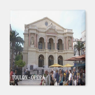 zFR077 TOULON-OPERA, French Riviera, Fridge Magnet