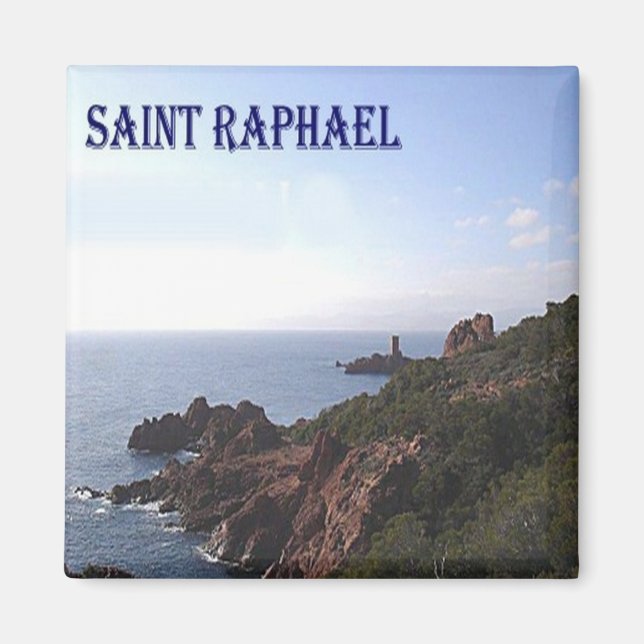 zFR080 SAINT RAPHAEL, French Riviera, Fridge Magnet (Front)