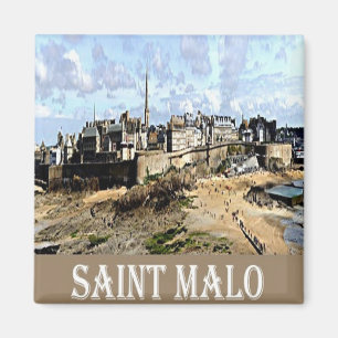 zFR081 SAINT MALO, French Riviera, France, Fridge Magnet