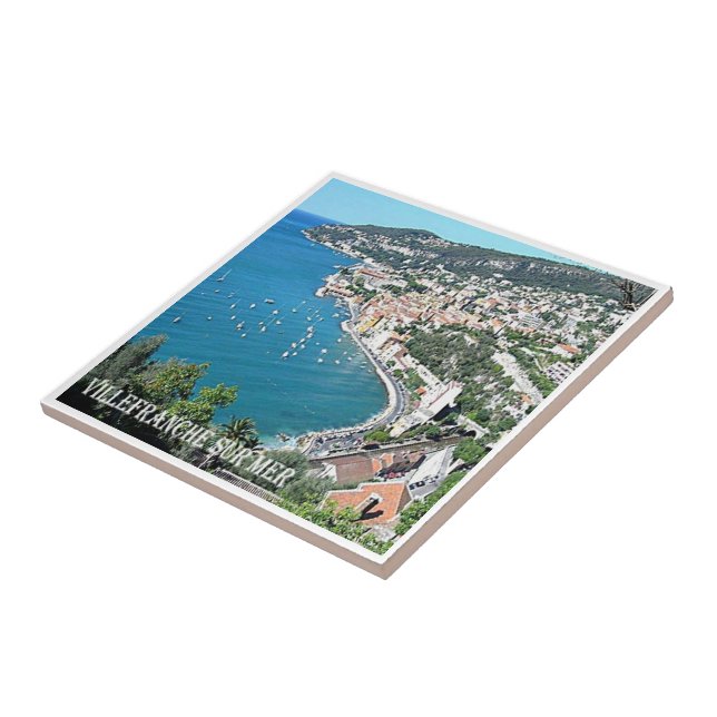 zFR083 VILLEFRANCHE SUR MER French Riviera, Tile (Side)