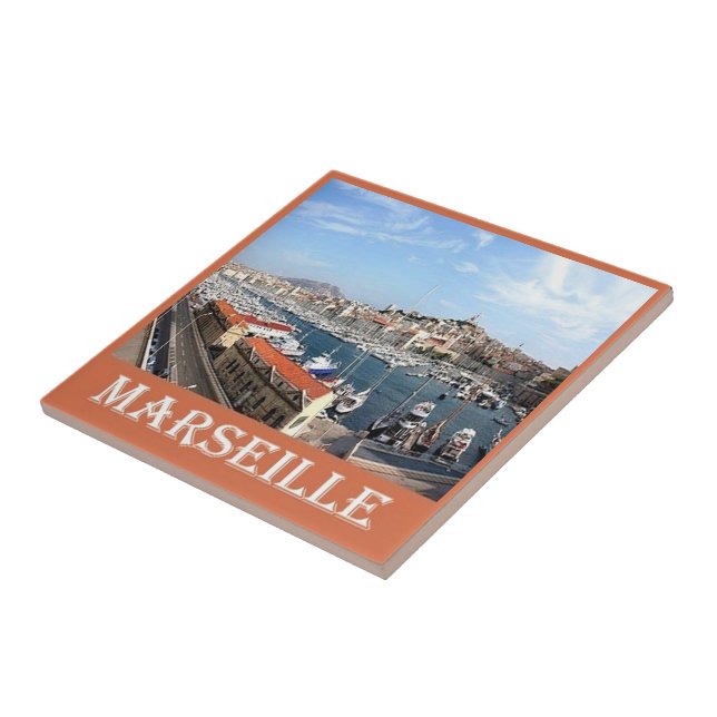 zFR087 MARSEILLE MARS, French Riviera, Tile (Side)