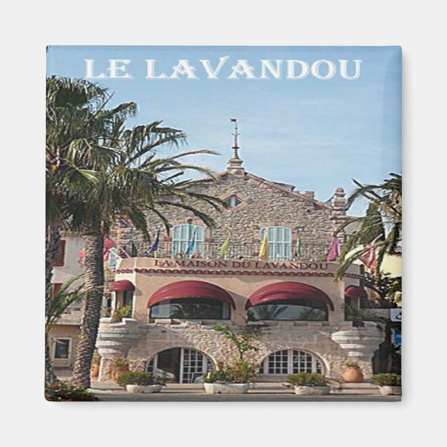 zFR090 LE LAVANDOU, French Riviera, France, Fridge Magnet (Front)