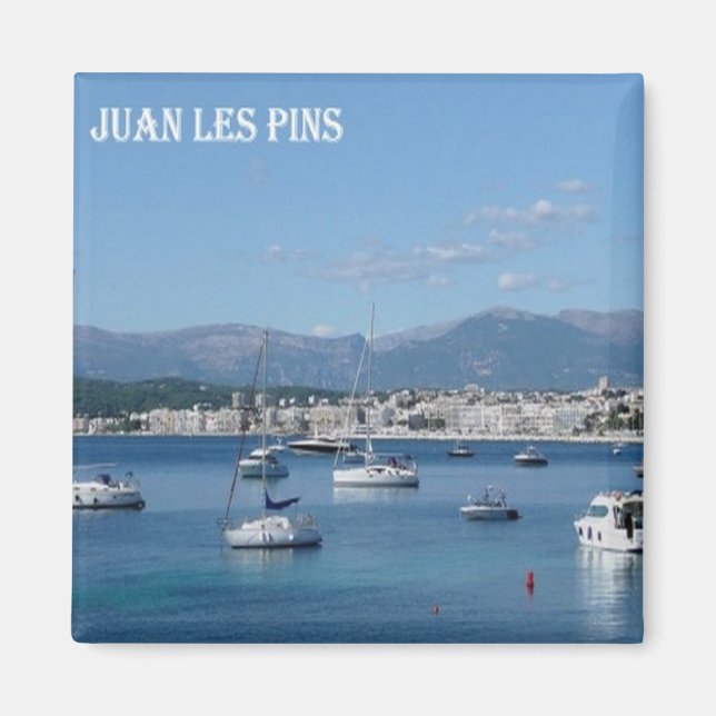 zFR093 JUAN LES PINS, French Riviera, Fridge Magnet (Front)