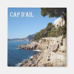 zFR102 CAP D'AIL French Riviera, France, Fridge Magnet
