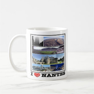 zFR133 NANTES "I Love", France, Coffee Mug