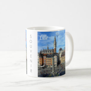 zFR136 panorama of LILLE, France, Europe, Coffee Mug