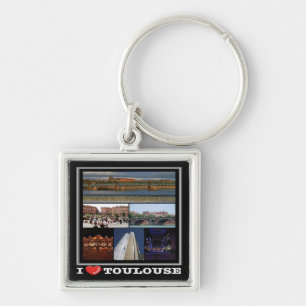 zFR137 TOULOUSE "I Love", France, Key Ring