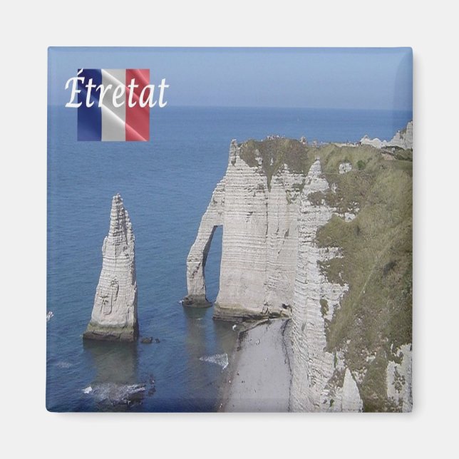 zFR147 ETRETAT, France, Fridge Magnet (Front)