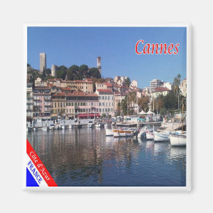 zFR151 CANNES, French Riviera, France, Fridge Magn Magnet