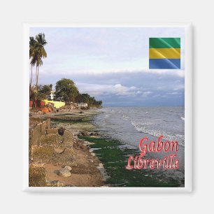 zGA005 LIBREVILLE, Gabon, Africa, Fridge Magnet