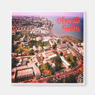zGA006 LIBREVILLE, Gabon, Africa, Fridge Magnet