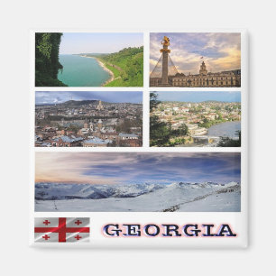 zGE005 GEORGIA, Asia, Fridge Magnet