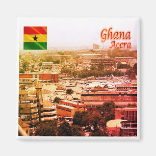 zGH003 ACCRA North, Ghana, Africa, Fridge Magnet