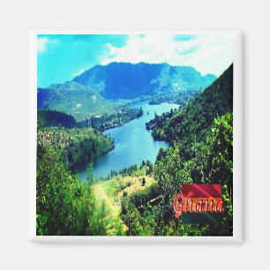 zGH006 GHANA, Volta Lake, Africa, Fridge Magnet