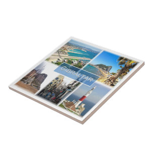 zGI004 GIBRALTAR, Europe, Tile