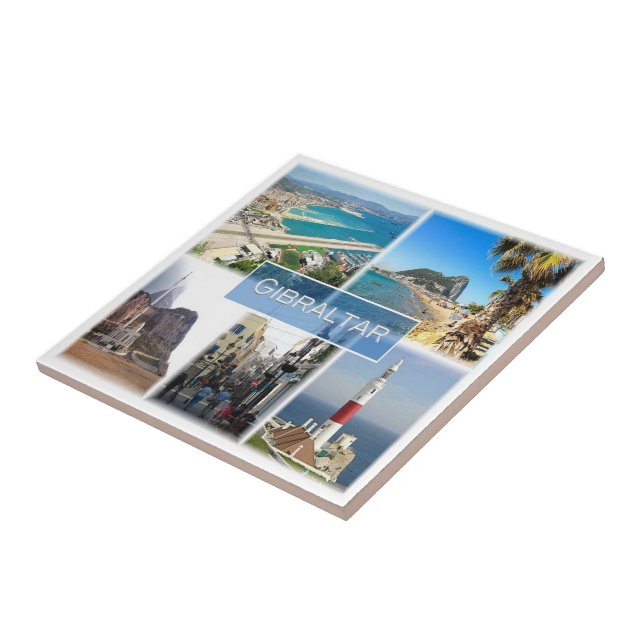 zGI004 GIBRALTAR, Europe, Tile (Side)