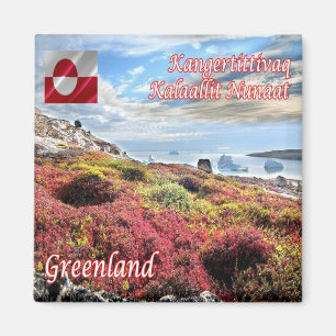 zGL005 SCORESBY SUND, Greenland, America, Fridge Magnet