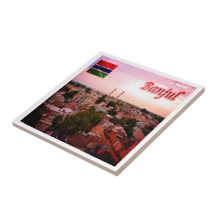 zGM005 BANJUL, Gambia, Africa, Tile