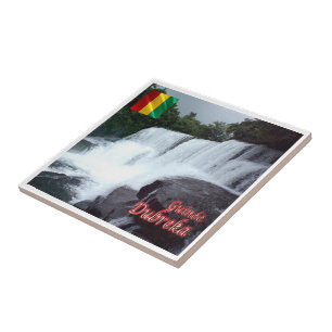 zGN005 DUBREKA FALLS, Guinea, Africa, Tile