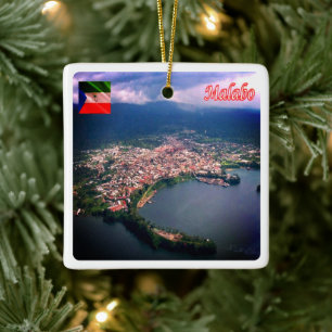 zGQ004 MALABO, Equatorial Guinea, Africa, Ceramic Ornament