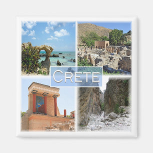 zGR021 potpourri of CRETE, Greece, Europe, Fridge Magnet
