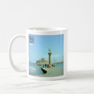 zGR038 RHODES, Greece, Coffee Mug