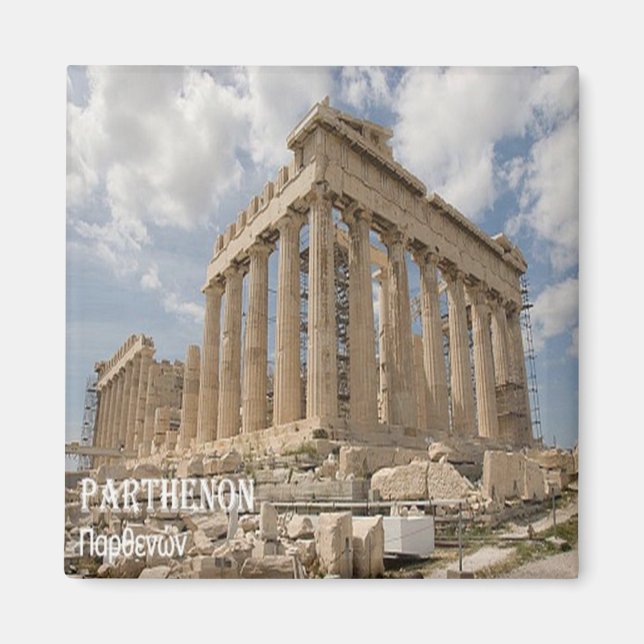 zGR042 PARTHENON, Greece, Fridge Magnet (Front)