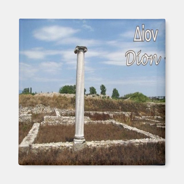 zGR060 DION, Greece, Fridge Magnet (Front)