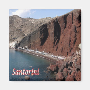 zGR072 SANTORINI Thera, Greece, Fridge Magnet