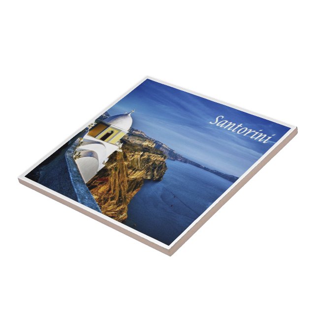 zGR90 SANTORINI, Fira, Greece, Tile (Side)